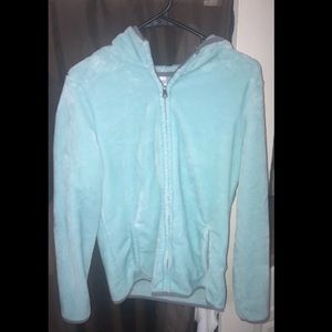 Turquoise Zip Up